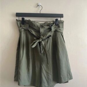 Banana Republic High Waist Green Shorts